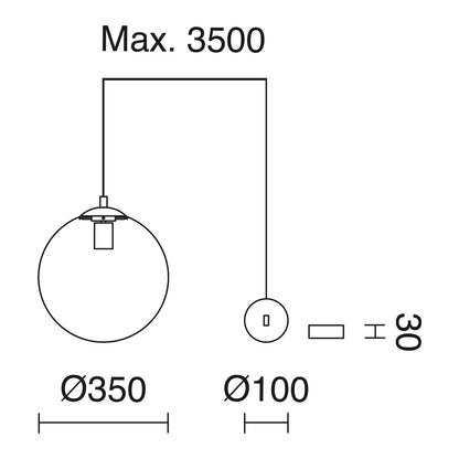 Exo Oxy zig zag E27 nástěnné svítidlo