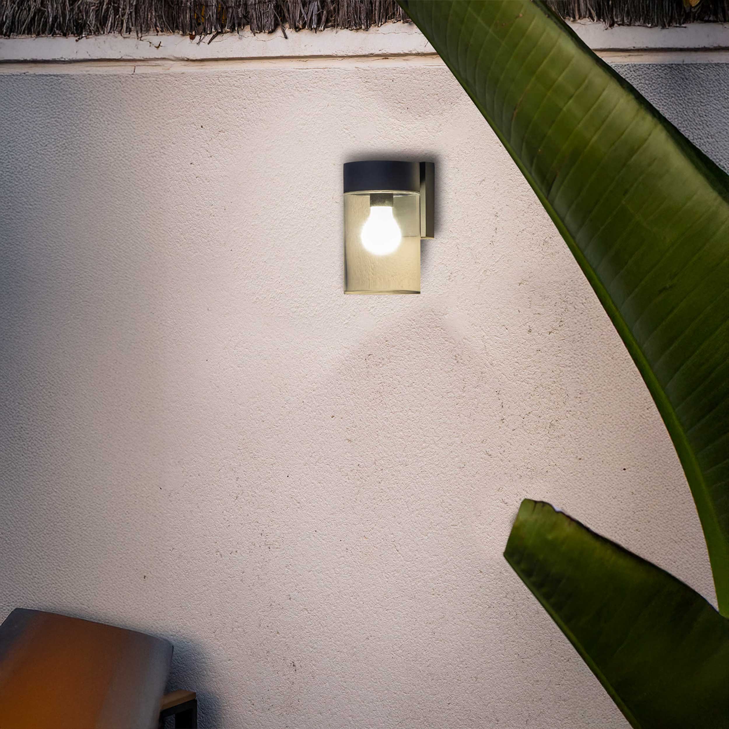 Faro Kila E27 falra szerelhető kültéri lámpatest IP65