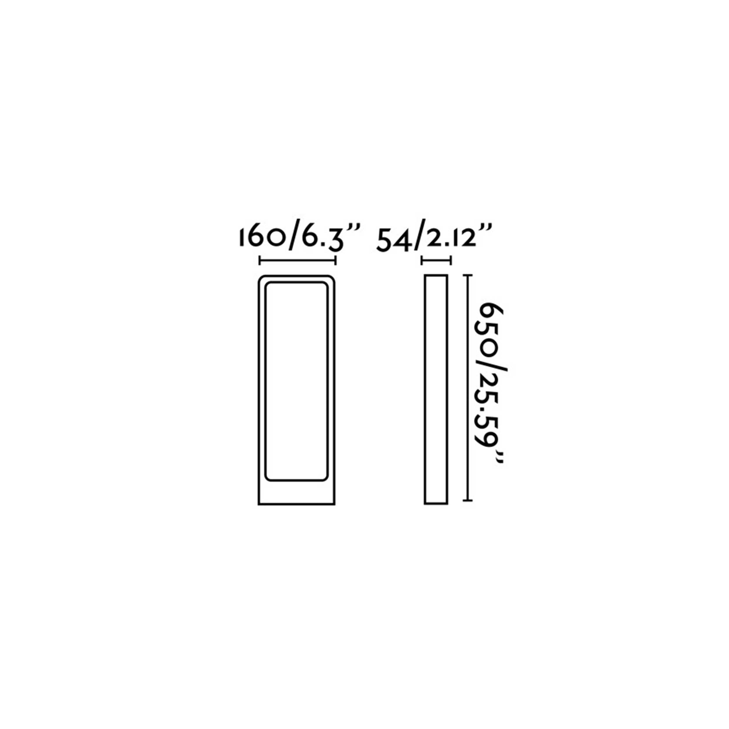 Faro Das LED oszlopos kültéri lámpatest IP54