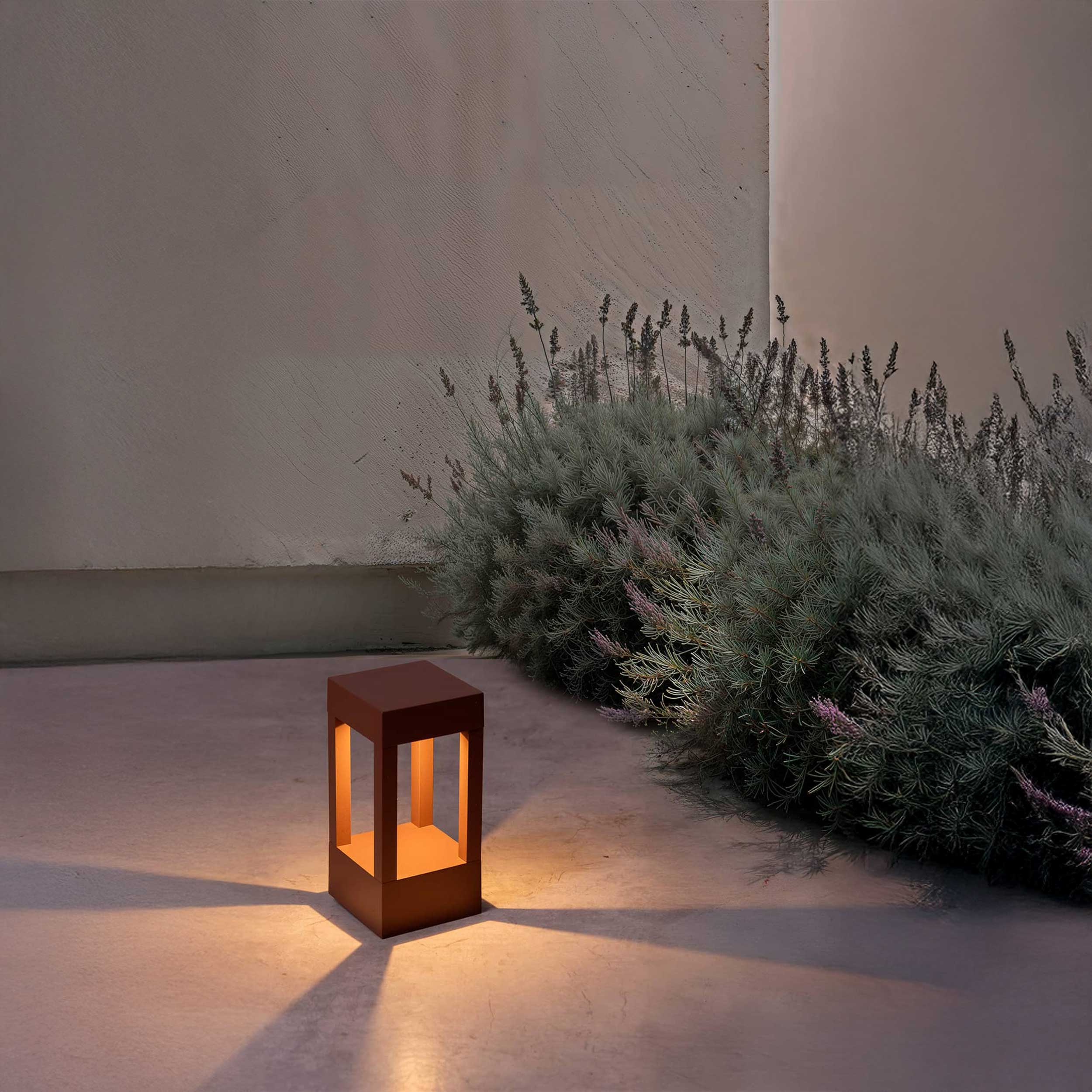 Faro Brume LED glass ceiling light IP44