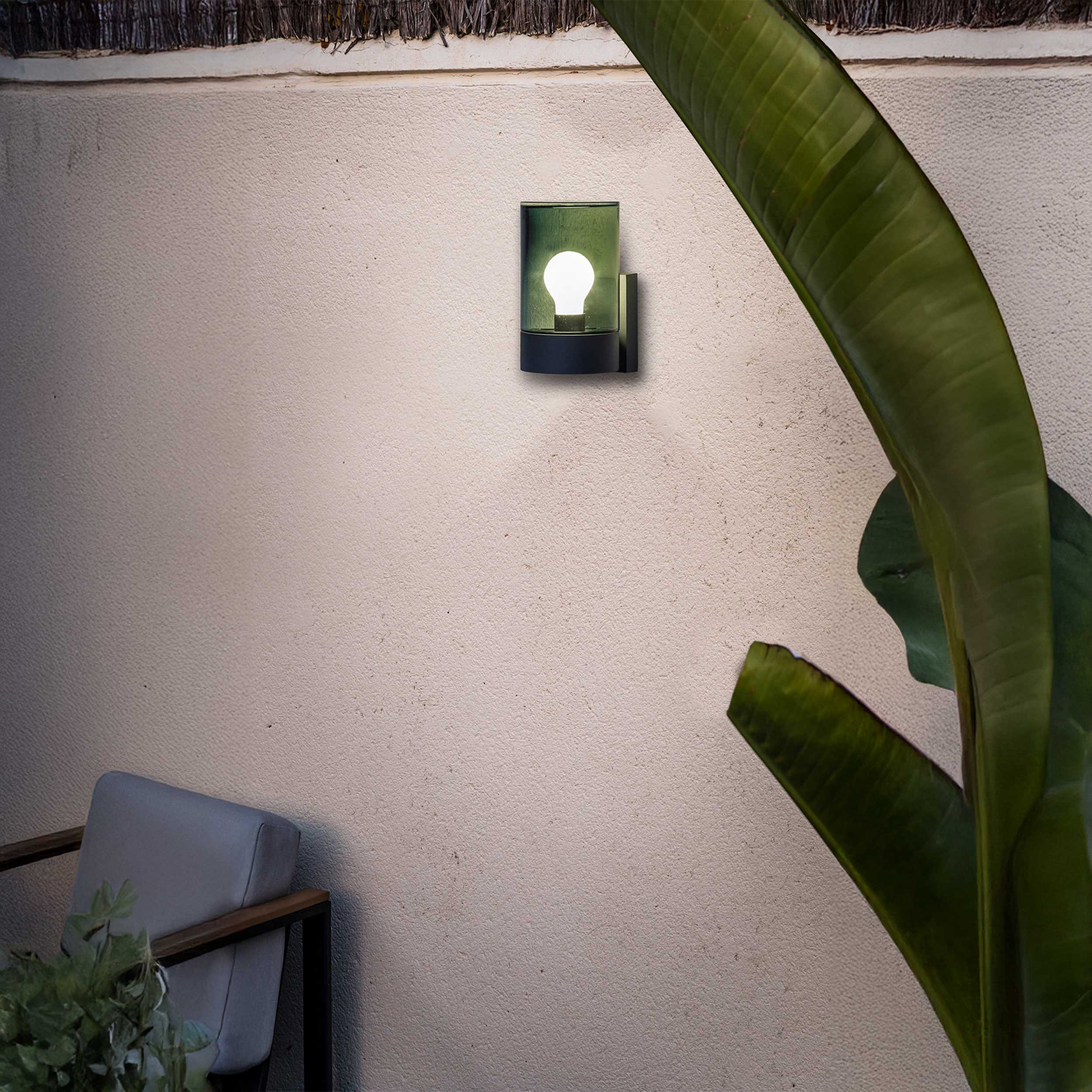 Faro Kila E27 falra szerelhető kültéri lámpatest IP65