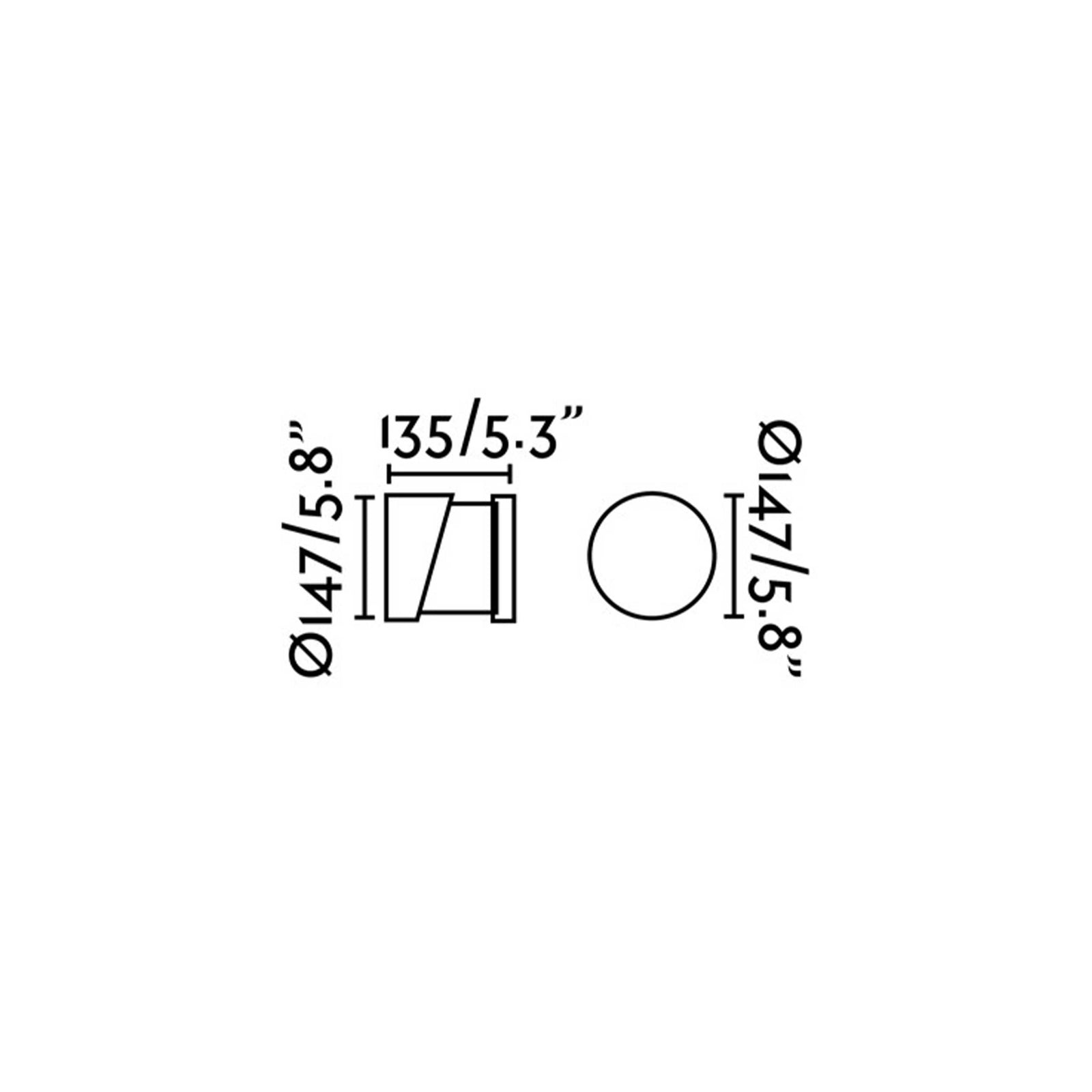 Faro Block E27 kültéri fali lámpa IP65
