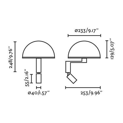 Faro Berni E27 table light