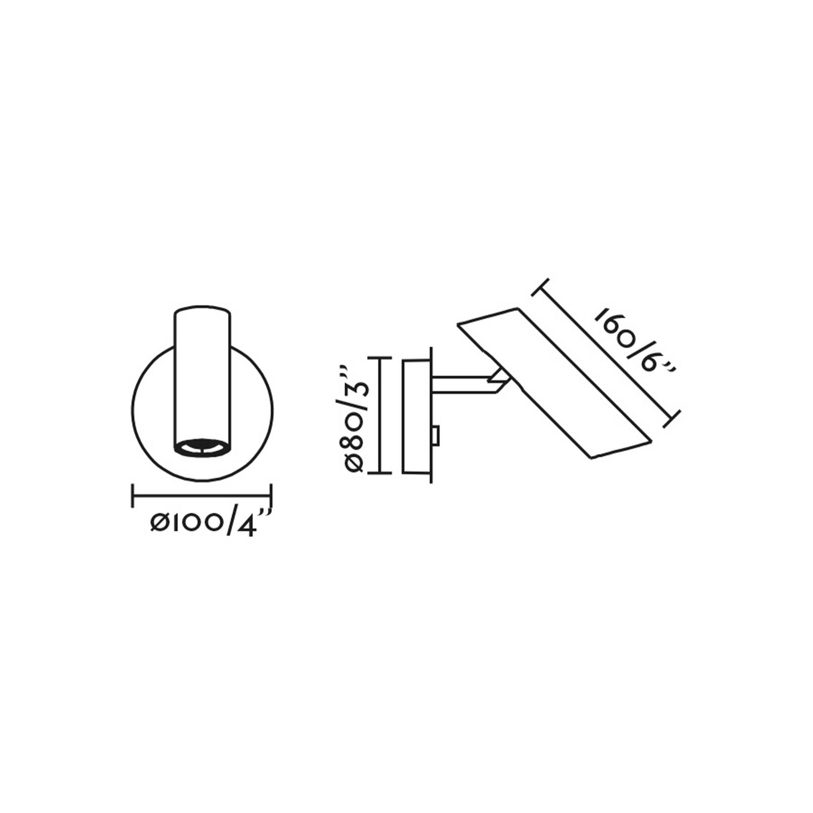 Faro Leo LED fali lámpa ágyhoz