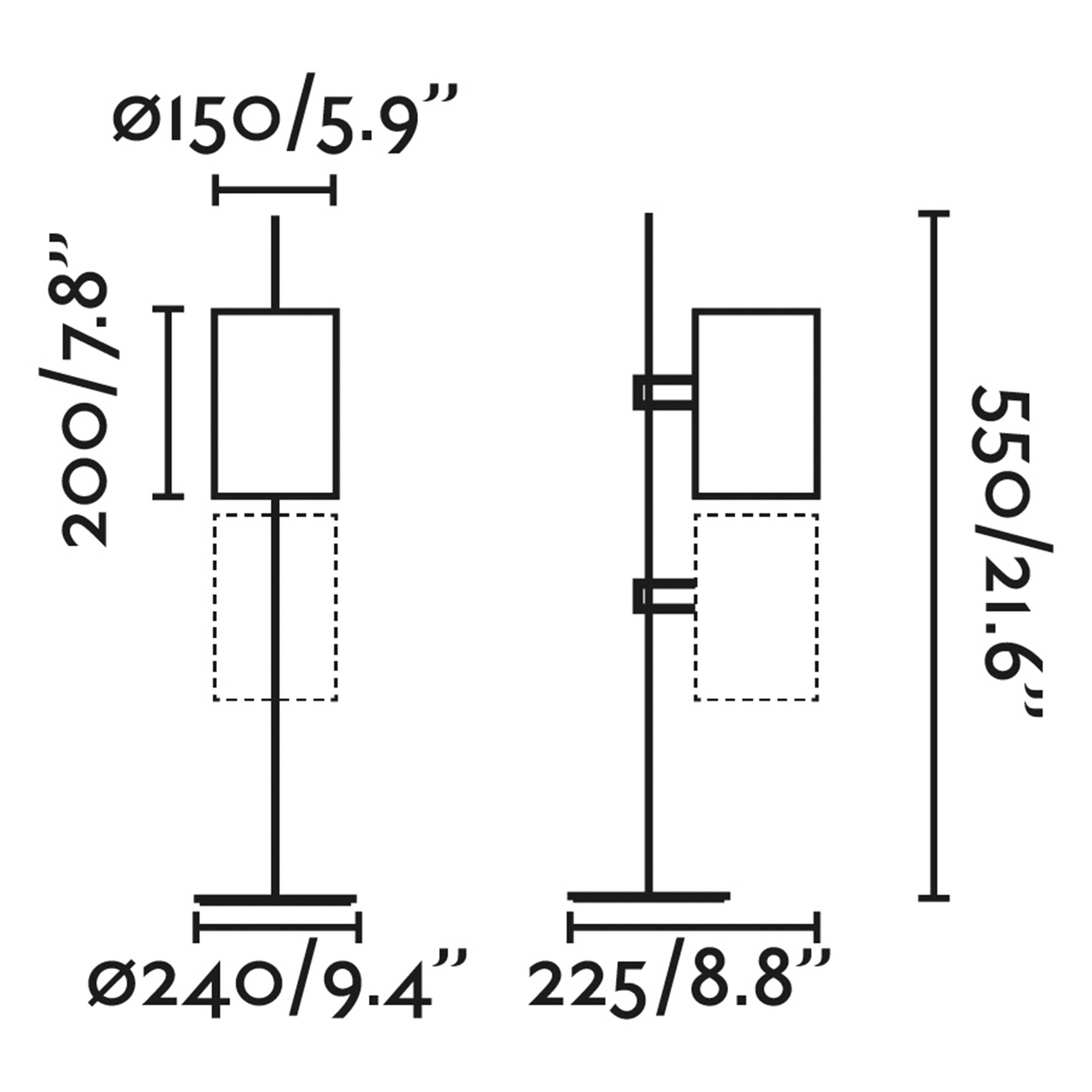 Faro Guadalupe E27 asztali lámpa