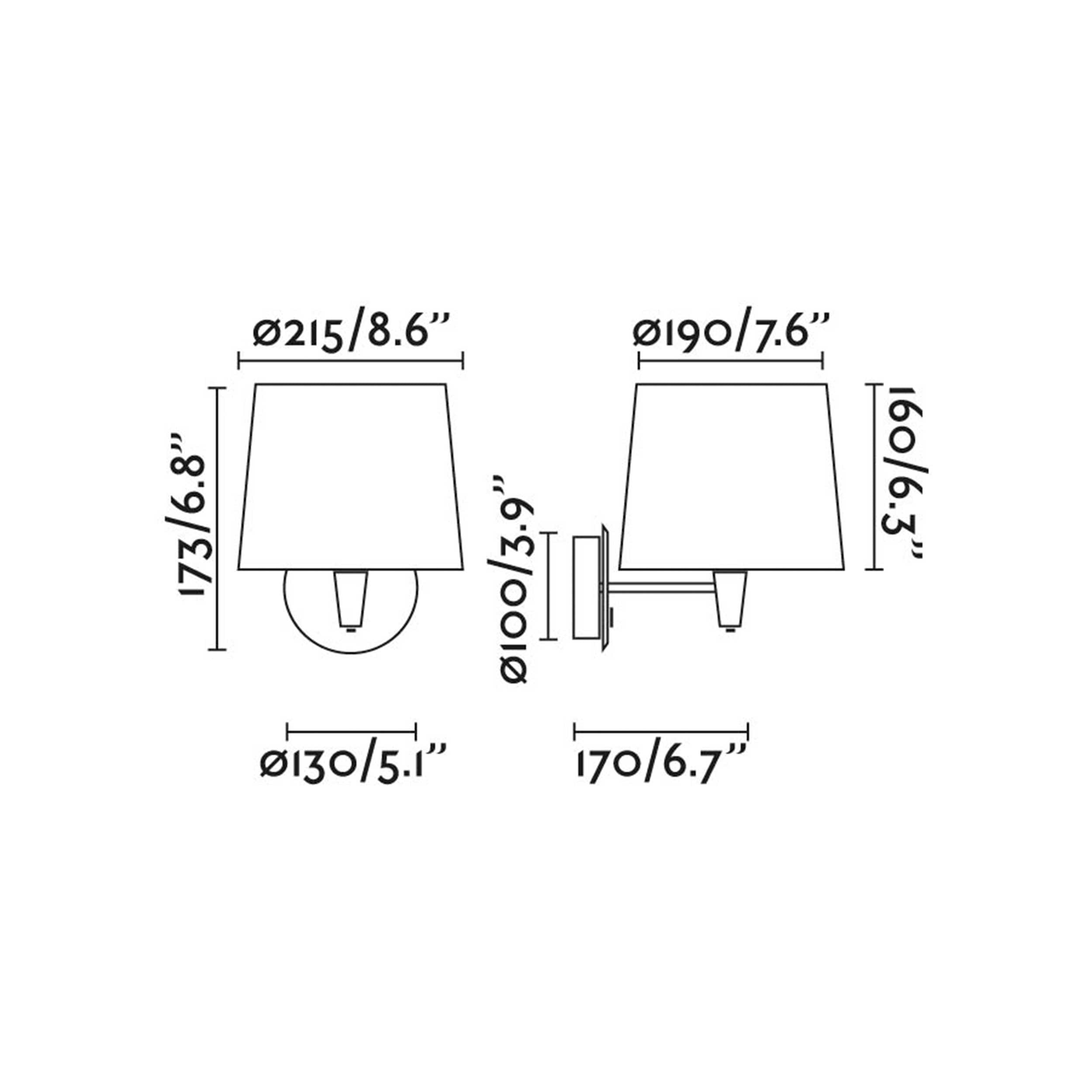Faro Savoy E27 fali lámpa