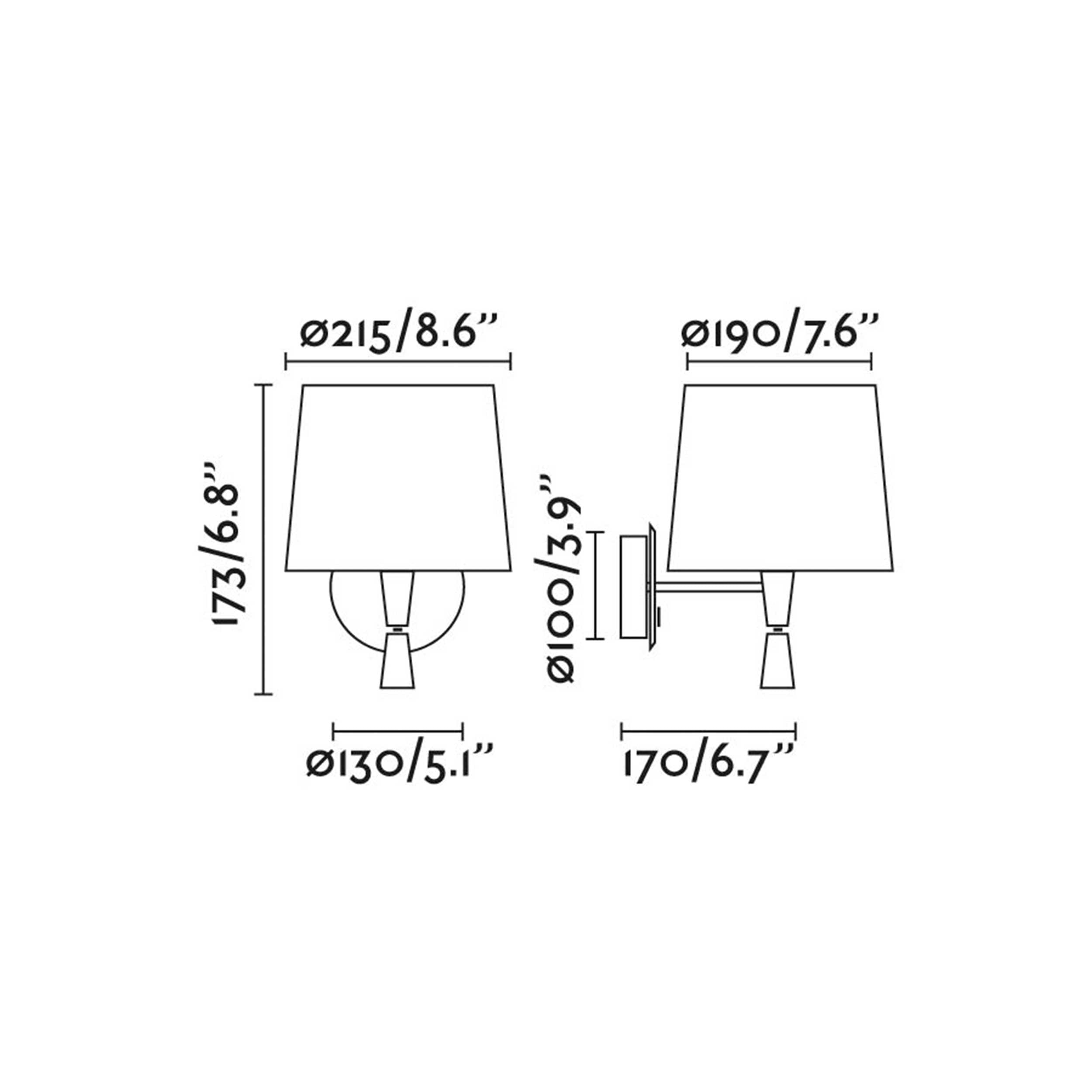 Faro Savoy E27 fali lámpa