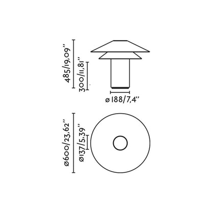 Faro Savoy E27 asztali lámpa