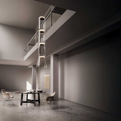 Flos Noctambule LED závěsné skleněné svítidlo