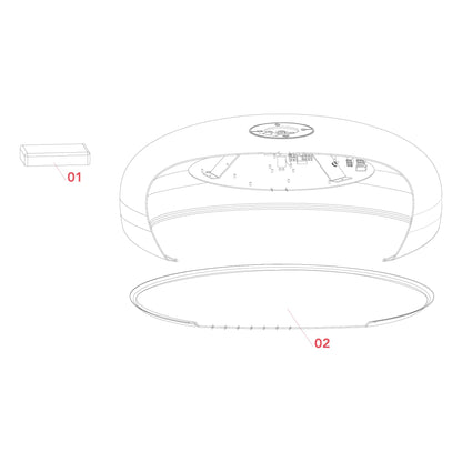 Flos Smithfield Pro LED stropní svítidlo