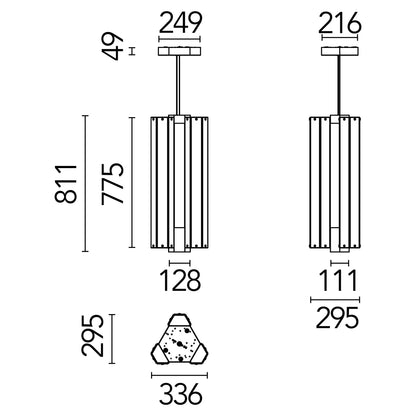 Flos SuperWire LED závěsné skleněné svítidlo