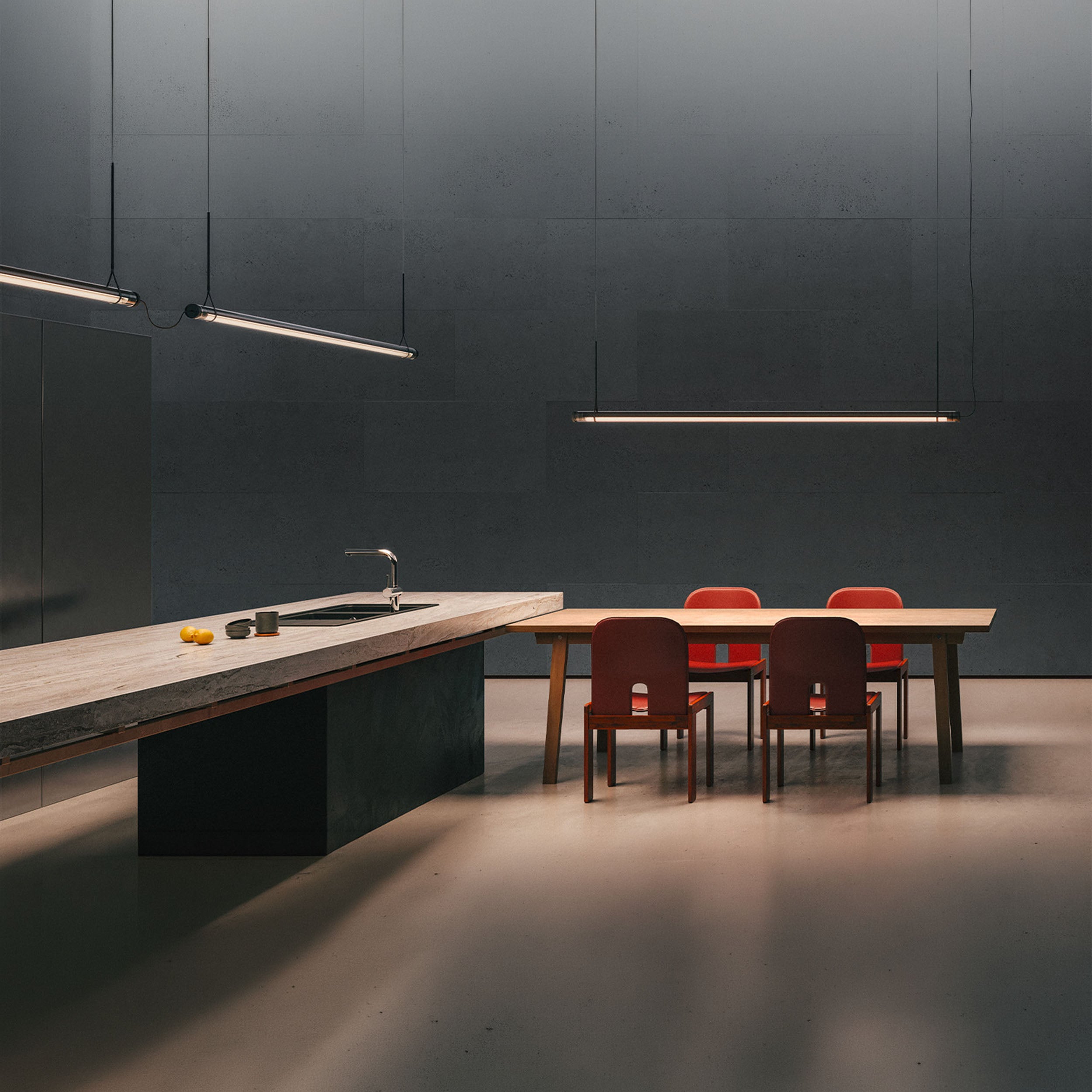 Marset Fris Pro LED 155 függesztett lineáris lámpa