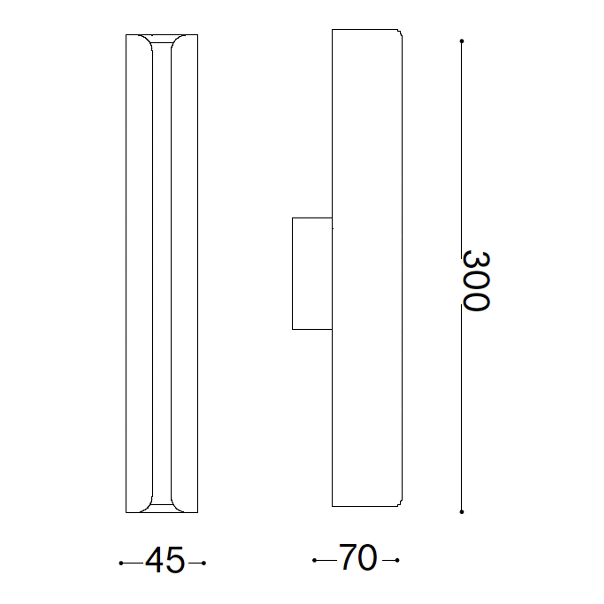 Ideal lux Dorica LED fali lámpa