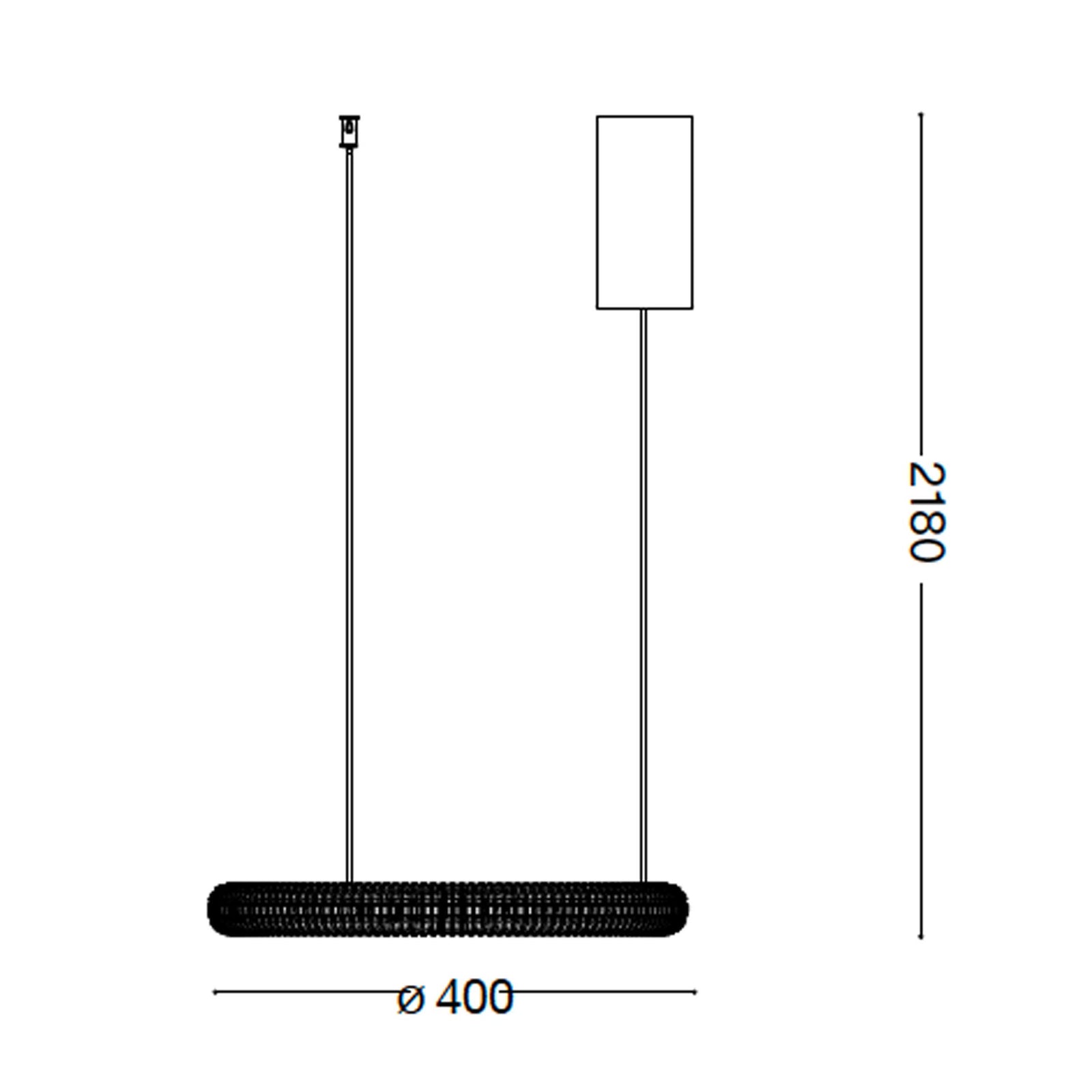 Ideális lux Miracle LED-es függő lineáris lámpatest