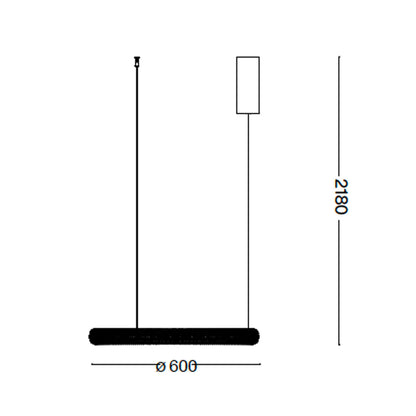 Ideális lux Miracle LED-es függő lineáris lámpatest