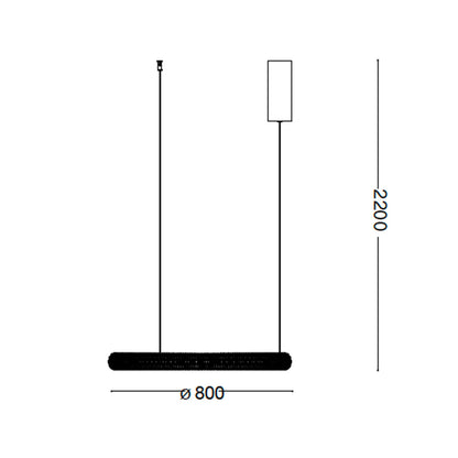 Ideális lux Miracle LED-es függő lineáris lámpatest