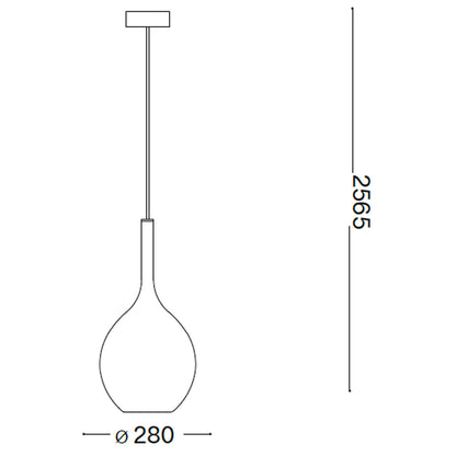 Ideal Lux Kalique E27 závěsné svítidlo