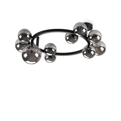 Ideal lux Perlage G9 függőlámpa kerek lámpatest