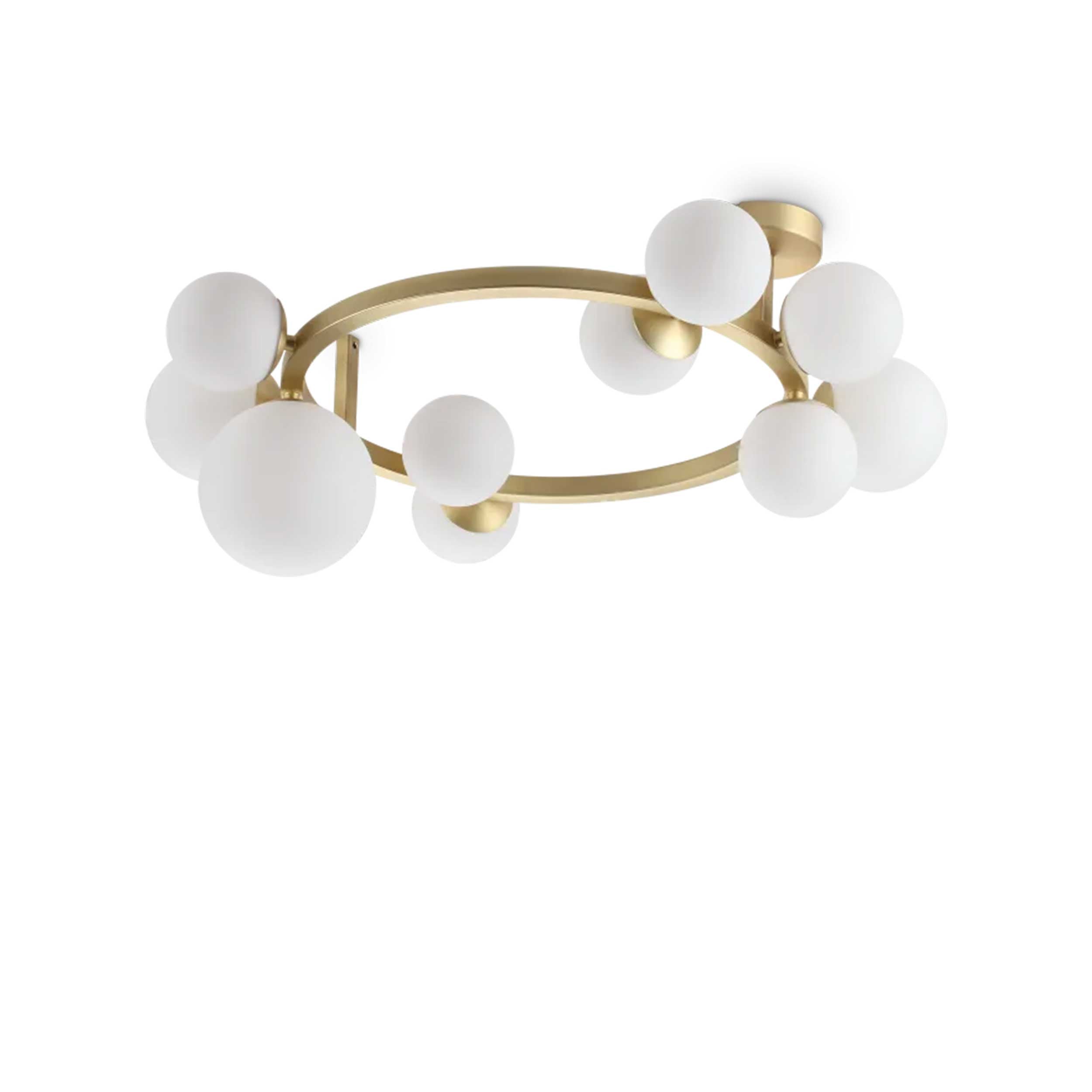 Ideal lux Perlage G9 függőlámpa kerek lámpatest