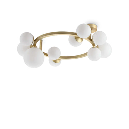 Ideal lux Perlage G9 függőlámpa kerek lámpatest