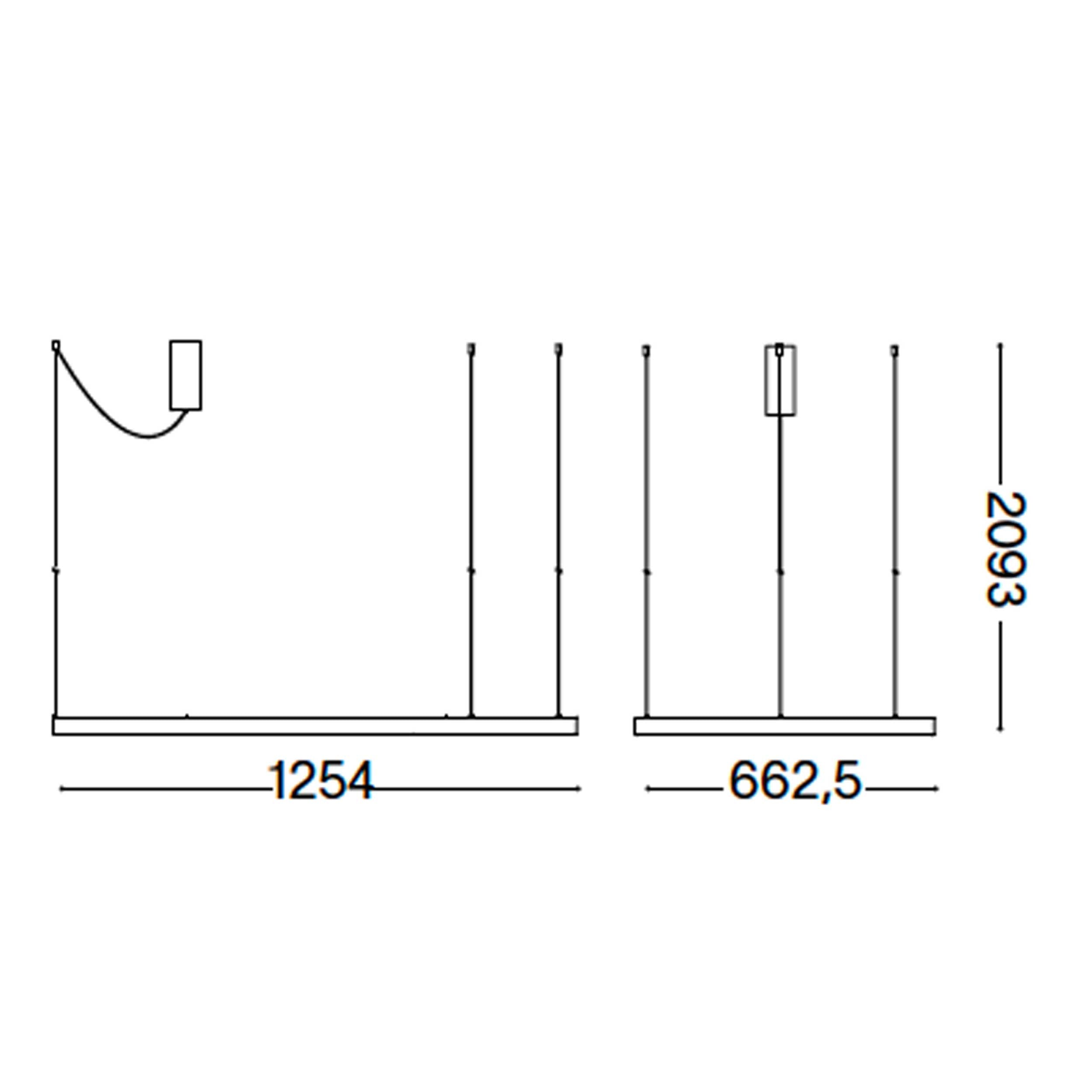 Ideal lux Waves LED-es függőlámpa