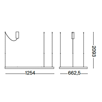 Ideal lux Waves LED-es függőlámpa