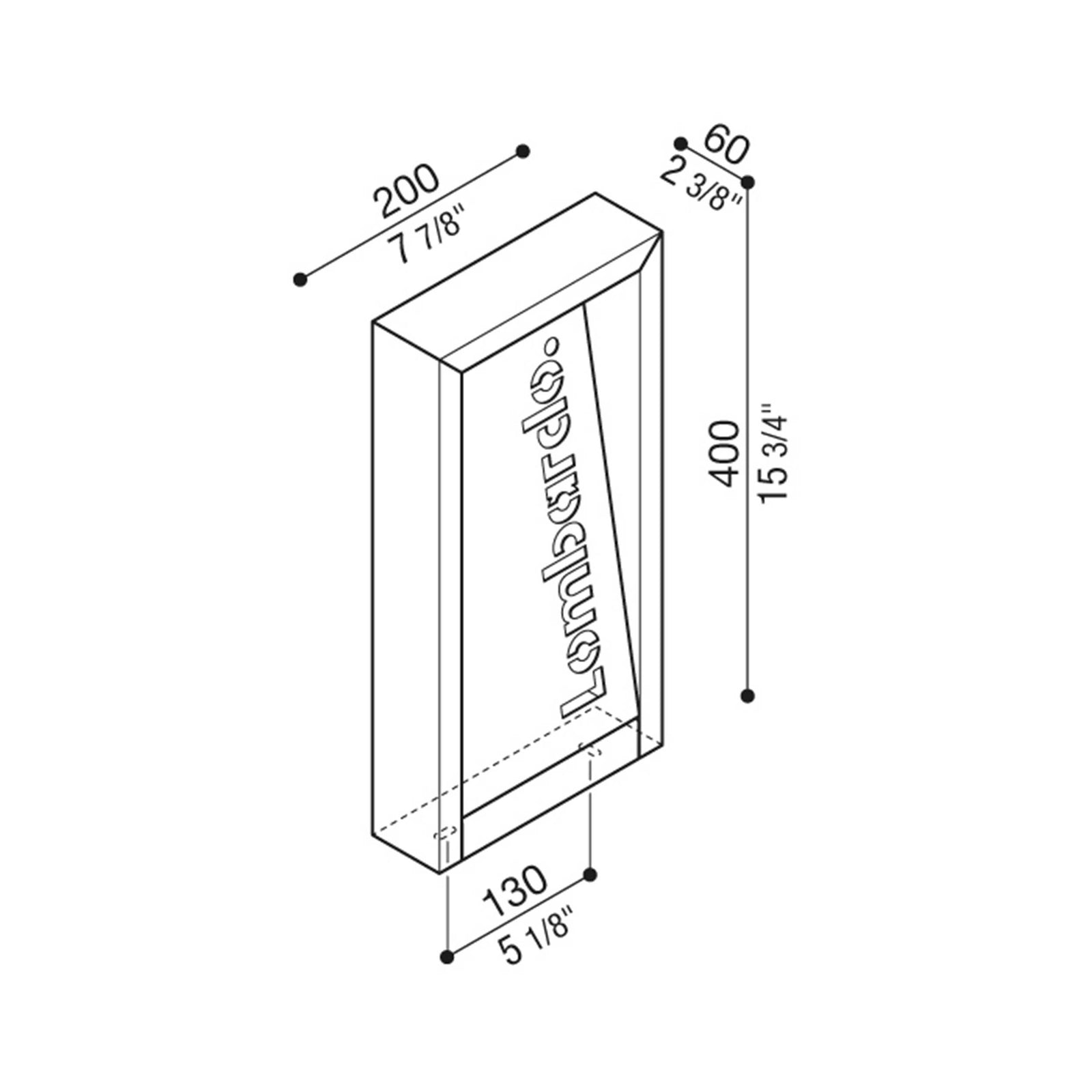 Lombardo Arke FULL Code LED kültéri oszlopvilágítás IP66 24V