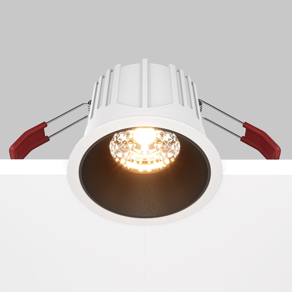 Maytoni Alfa LED 36° süllyesztett kör alakú lámpa, fekete