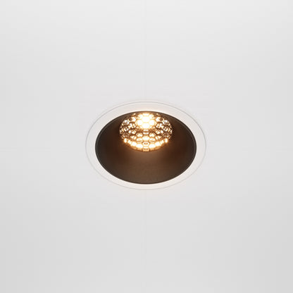 Maytoni Alfa LED 36° süllyesztett kör alakú lámpa, fekete