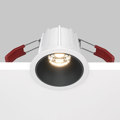 Maytoni Alfa LED 36° süllyesztett kör alakú lámpa, fekete