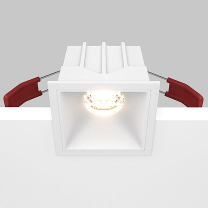 Maytoni Alfa LED 10W 36° süllyesztett négyzet alakú lámpa, fehér