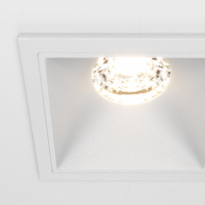 Maytoni Alfa LED 10W 36° süllyesztett négyzet alakú lámpa, fehér