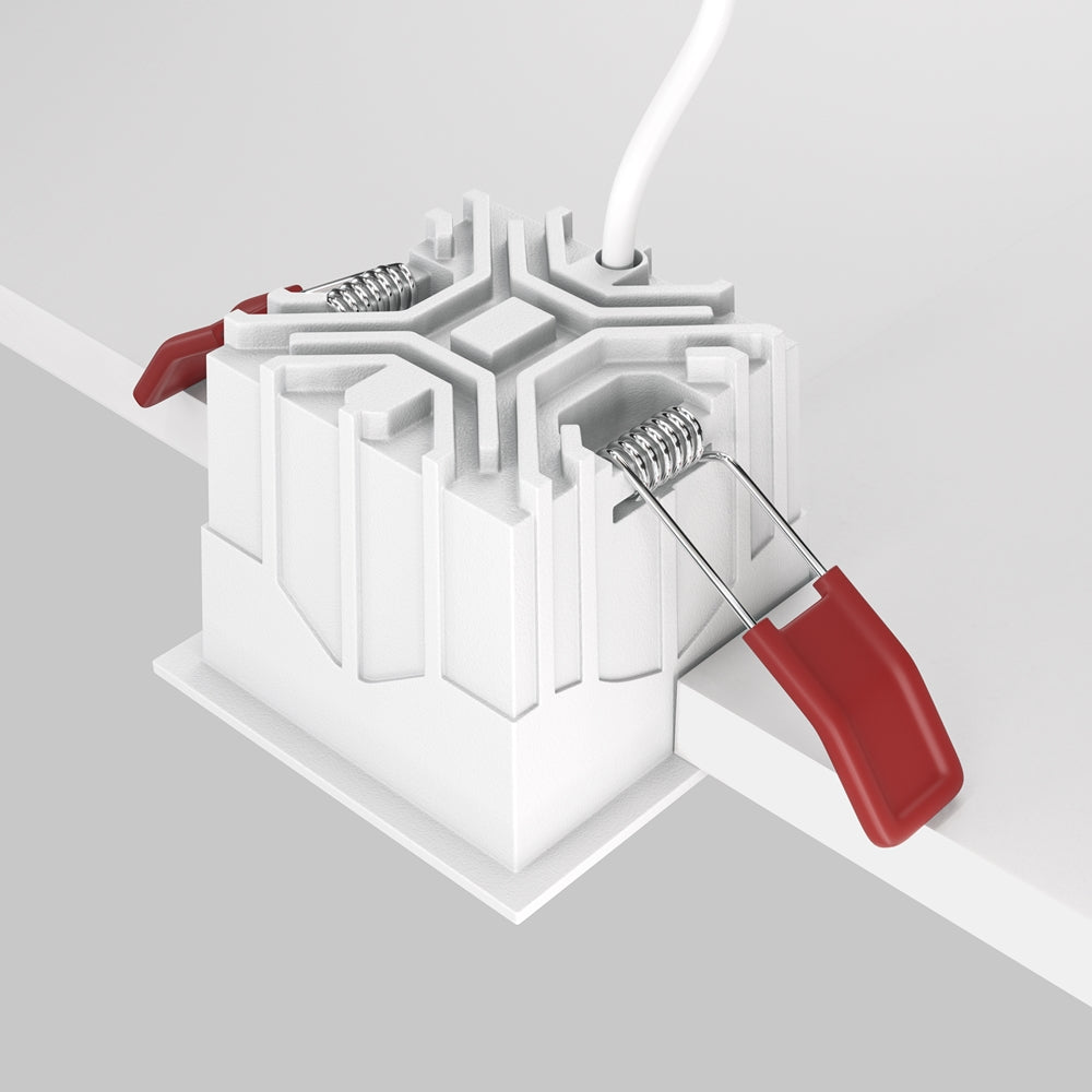 Maytoni Alfa LED 10W 36° süllyesztett négyzet alakú lámpa, fehér