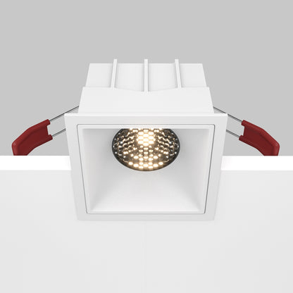 Maytoni Alfa LED 15W 36° süllyesztett négyzet alakú lámpa, fehér