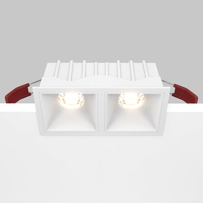 Maytoni Alfa LED 10W 36° süllyesztett négyzet alakú lámpa, fehér