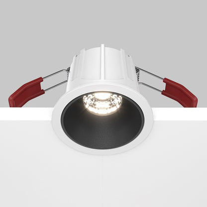 Maytoni Alfa LED 36° süllyesztett kör alakú lámpa, fekete