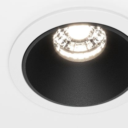 Maytoni Alfa LED 36° süllyesztett kör alakú lámpa, fekete