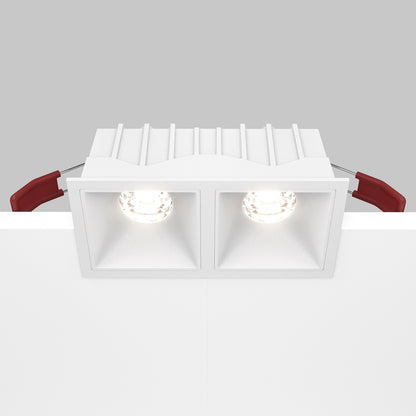 Maytoni Alfa LED 10W 36° süllyesztett négyzet alakú lámpa, fehér