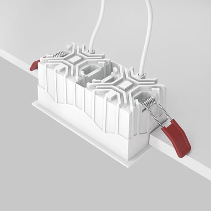 Maytoni Alfa LED 10W 36° süllyesztett négyzet alakú lámpa, fehér