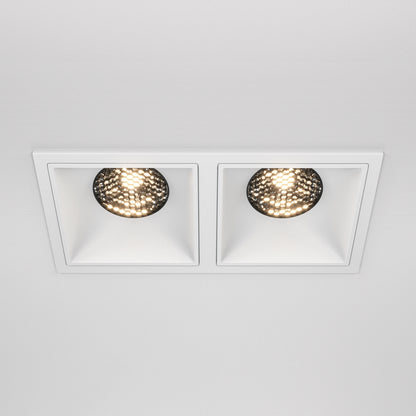 Maytoni Alfa LED 15W 36° süllyesztett négyzet alakú lámpa, fehér
