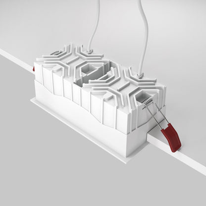 Maytoni Alfa LED 15W 36° süllyesztett négyzet alakú lámpa, fehér