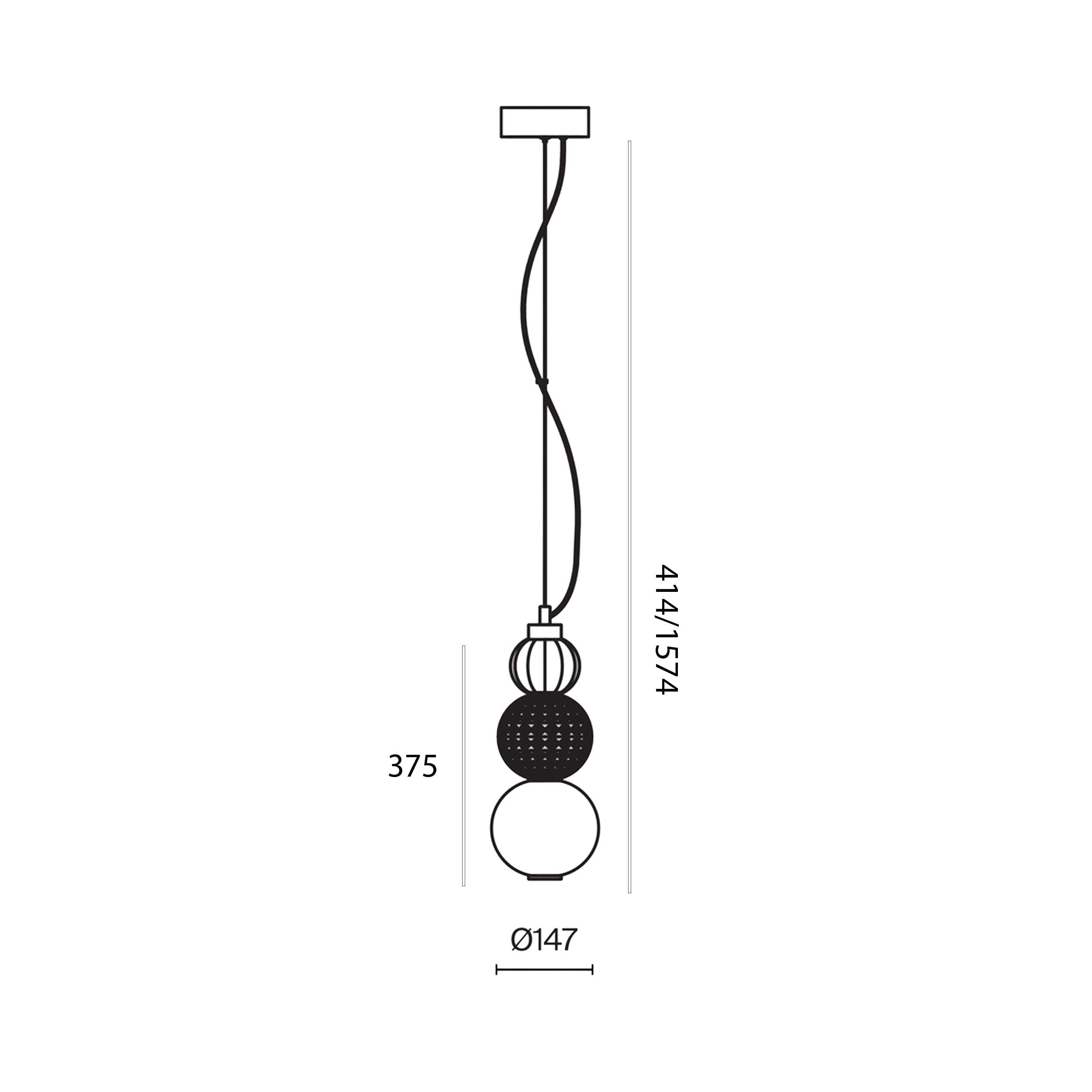 Maytoni Collar LED függesztett lámpa