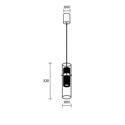 Maytoni Dynamics GU10 függesztett lámpa