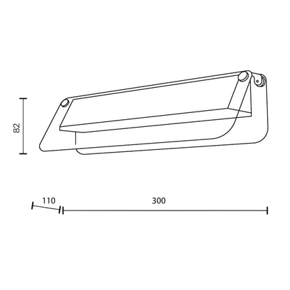 Maytoni Flat LED fali lámpa