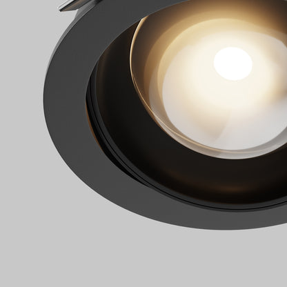 Maytoni downlight Lens LED 3000K 12W 70° süllyesztett kör alakú lámpatest