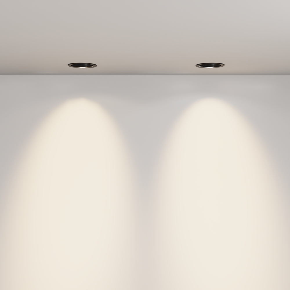Maytoni downlight Lens LED 3000K 12W 70° süllyesztett kör alakú lámpatest