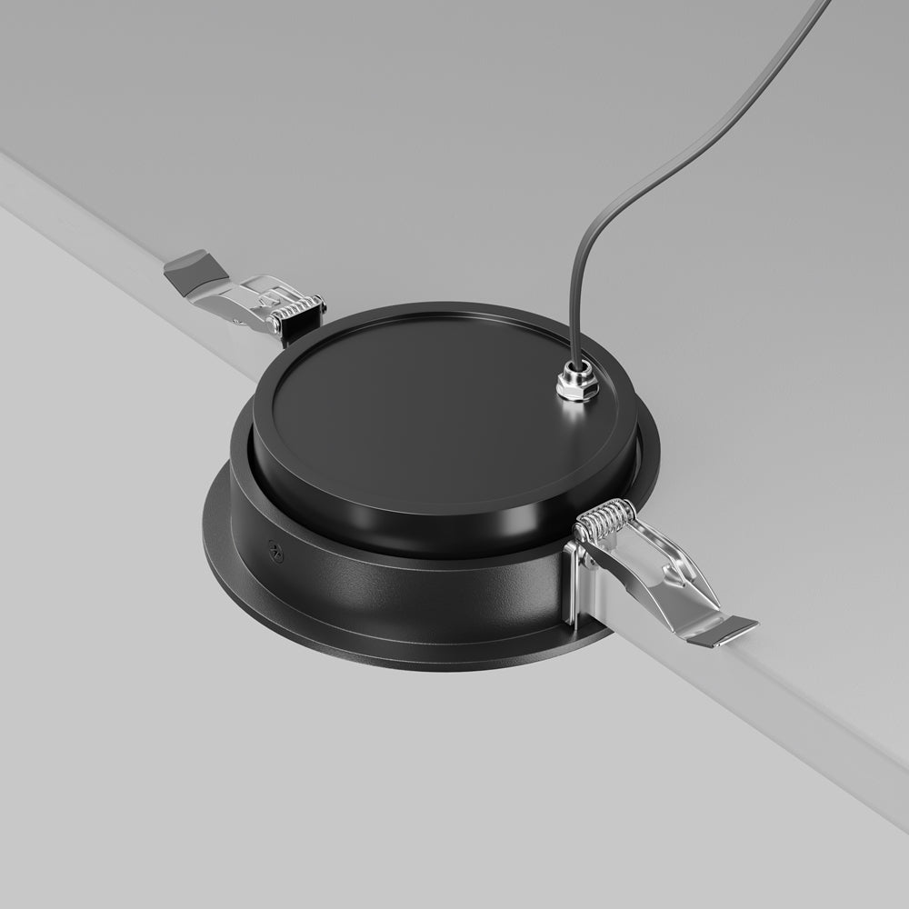 Maytoni downlight Lens LED 3000K 12W 70° süllyesztett kör alakú lámpatest