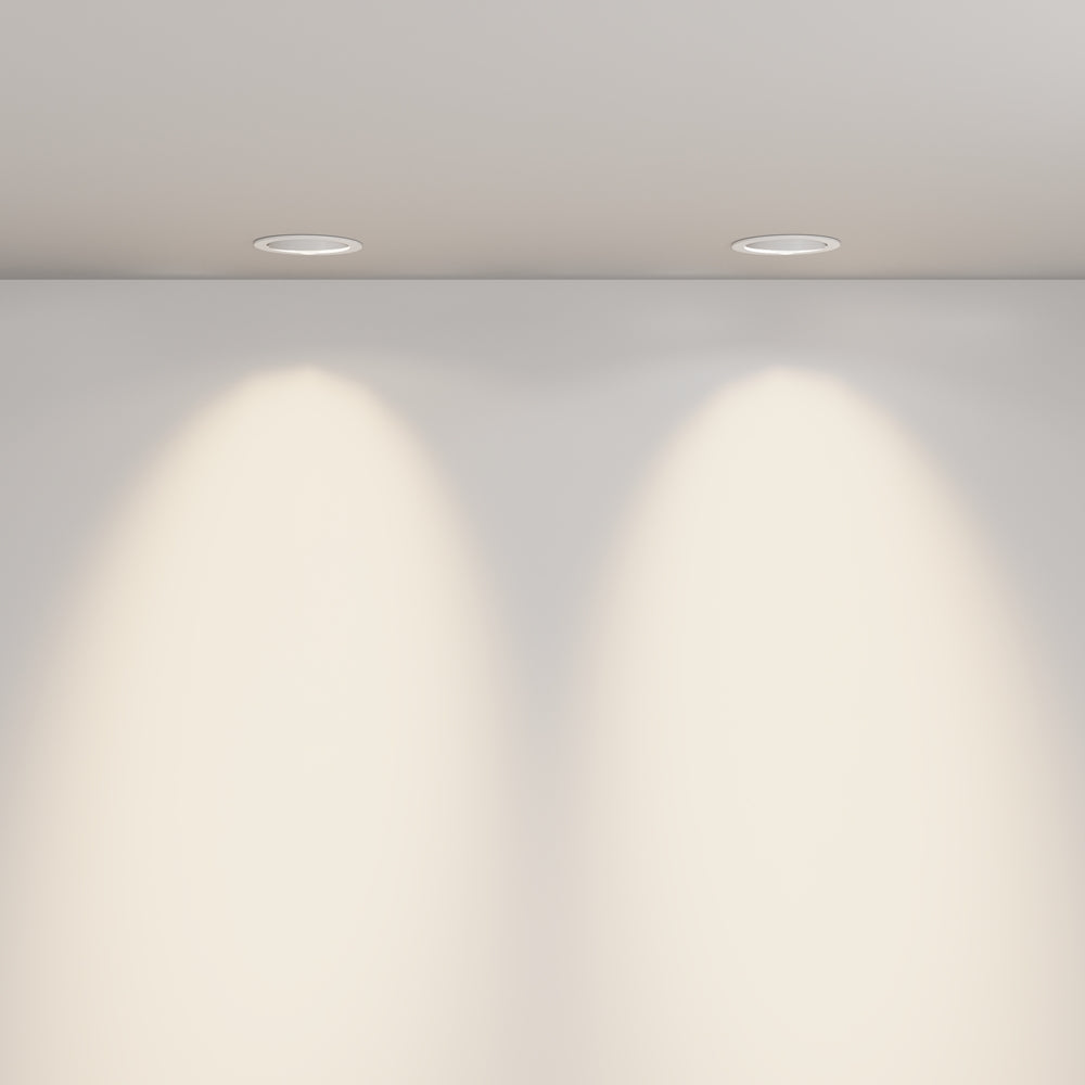 Maytoni downlight Lens LED 3000K 12W 70° süllyesztett kör alakú lámpatest