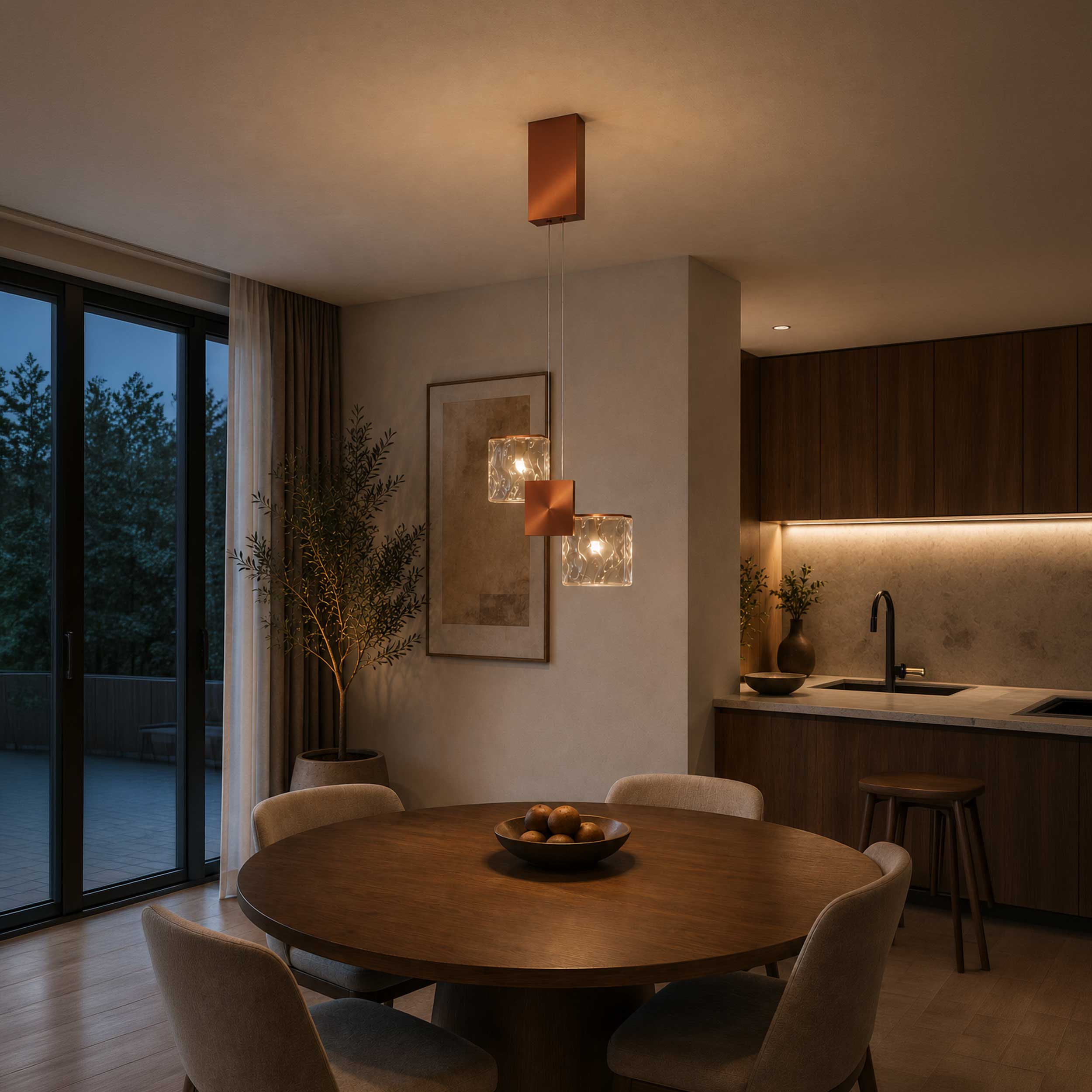 Maytoni Quadro LED függesztett lámpa