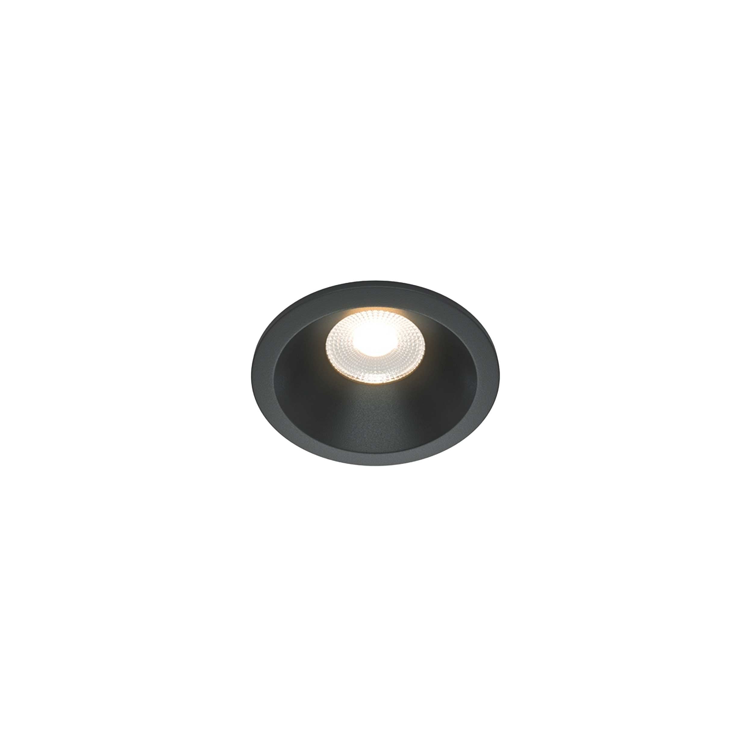 Maytoni Zoom LED 60° süllyesztett kör alakú lámpa, fekete
